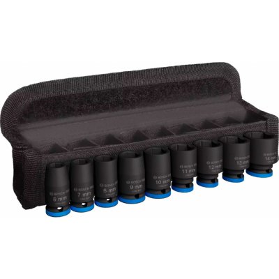 BOSCH PRO Impact Socket Set, 1”, standardní, 9 ks 2608003034 – Zboží Dáma