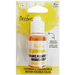 Decora Airbrush barva tekutá yellow 20 g