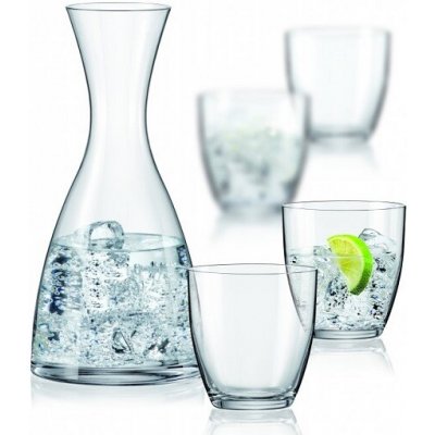 Crystalex Water Set Kate karafa a sklenice na vodu 1+4 – Hledejceny.cz