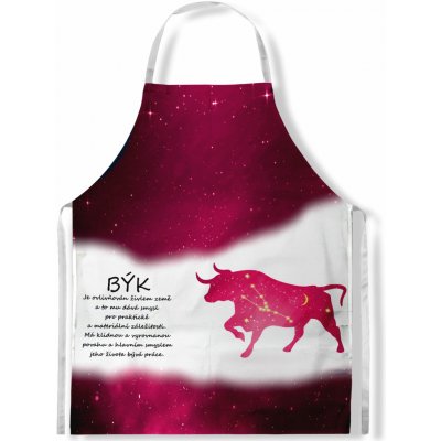Impar Zástěra Býk 21.4. - 21.5. - červená – Hledejceny.cz