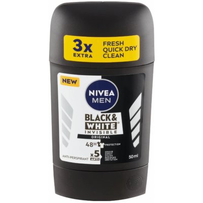 Nivea Men Black & White Original deostick 50 ml – Zbozi.Blesk.cz