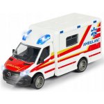 Majorette Autíčko sanitka Mercedes-Benz Sprinter Ambulance se zvukem a světlem délka 15 cm – Zbozi.Blesk.cz