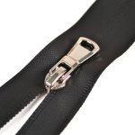 Takoy Zip Sarah voděodolný se dvěma stříbrnými jezdci 5 mm - černá 95 cm – Zboží Dáma