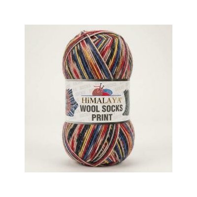 Himalaya Příze Wool socks print - S54-04 – Hledejceny.cz