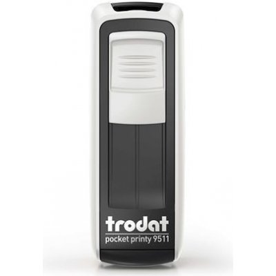 Trodat Pocket Printy 9511 bílý černý polštářek – Zboží Dáma