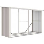 PENTA CZ s.r.o. Přístřešek na dřevo G21 WOH 682 - 302x119 cm, šedý – Sleviste.cz