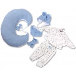 Llorens VRN738-74051 obleček pro miminko New Born 40-42 cm – Zboží Mobilmania