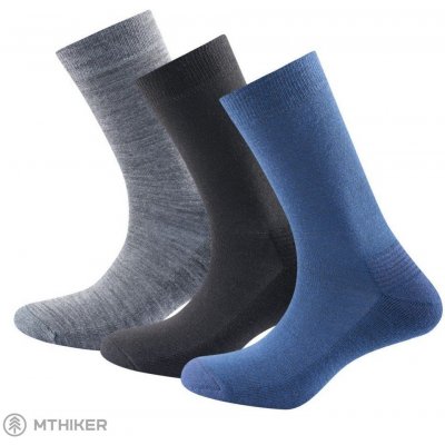 Devold Daily Medium Sock 3pk Indigo mix – Zboží Mobilmania