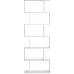 VASAGLE LBC61WT Moderní police na knihy - bílá – Sleviste.cz