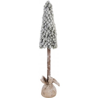 Clayre & Eef Vánoční dekorace jehličnatý stromek v jutě Ø 19*97 cm – Hledejceny.cz