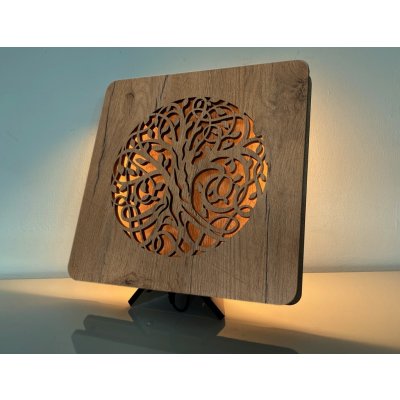 Li-Go Strom života lampa 31x31cm dub B 3705 – Hledejceny.cz