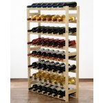 Mamutex Dřevěný regál na víno 1180x720x250 mm 56 lahví, borovice – Sleviste.cz