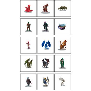 WizKids D&D Icons of the Realms Miniatures: D&D Set 22 8 Ct. Booster Brick