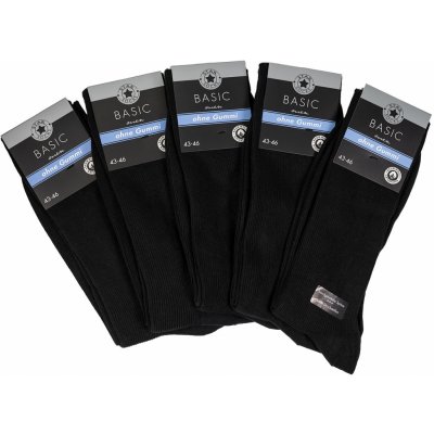 Star Socks bavlněné pánské ponožky SET 5 černé