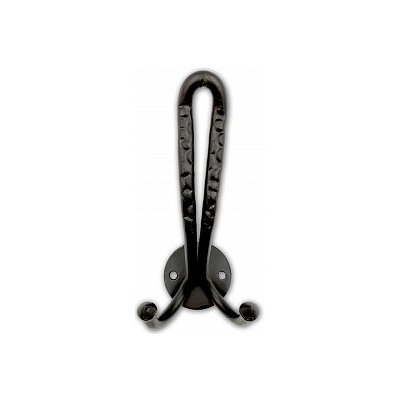 Věšák kovaný velký černý 150x70mm – Hledejceny.cz