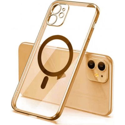 Pouzdro SES MagSafe silikonové Apple iPhone 12 Pro - zlaté