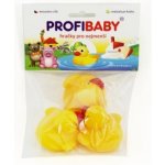 Profibaby Baby kačenka malá pískací set 3ks do vany pro miminko 6cm – Zbozi.Blesk.cz