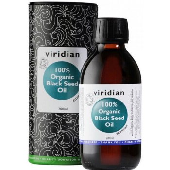 Viridian Black Seed Oil Organic 200 ml