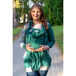 Nosicí mikina Jsem máma s kapucí zelená s květy – Hledejceny.cz