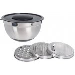 Excellent Houseware Nerezová mísa se sadou struhadel 27 cm – Sleviste.cz