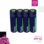 Trust USB-C Li-Ion AA 1700 mAh 4ks 25631 – Hledejceny.cz