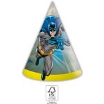 Procos Čepičky papírové EKO - Batman, 6ks – Zboží Dáma