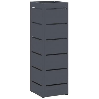 Stojan na deštníky Antracitová 15,5 x 15,5 x 49 cm Ocel – Zboží Dáma