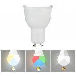 Rabalux Chytrá LED stmívatelná žárovka s funkcí RGB, GU10, 5W, 4lm, teplá bílá-studená bílá – Hledejceny.cz