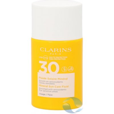 Clarins opalovací fluid na obličej SPF30 (Mineral Sun Care Fluid) 30 ml