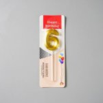 Dortisimo Svíčka zlatá číslo 6 – Zboží Mobilmania