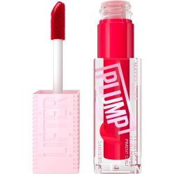 Maybelline Lifter Plump objemový lesk na rty s extraktem z chilli papriček 004 Red Flag 5,4 ml