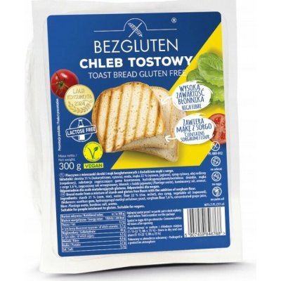 Bezgluten Chléb toustový bez lepku 300 g – Hledejceny.cz