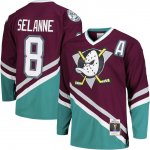 Mitchell & Ness Pánský dres Teemu Selanne Anaheim Ducks 1996 NHL Dark Jersey – Zboží Mobilmania