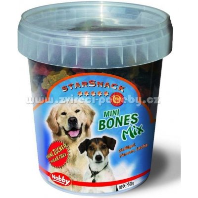 Nobby Starsnack Mini Bones Mix 500 g – Zbozi.Blesk.cz