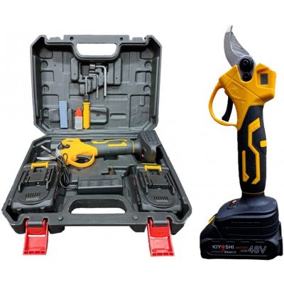 Akumulátorové zahradní nůžky, 28 mm 48V + náhradní baterie – Hledejceny.cz