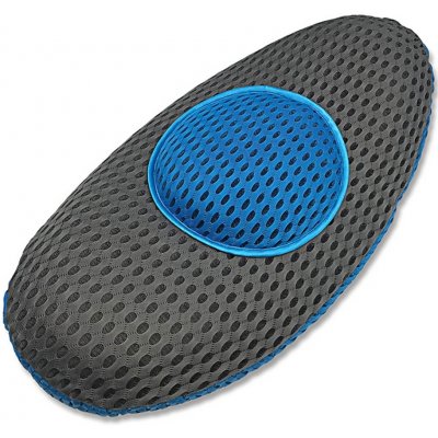 VERK GROUP Comfort bederní polštář z paměťové pěny 45 x 25 x 10 cm černý – Zboží Dáma