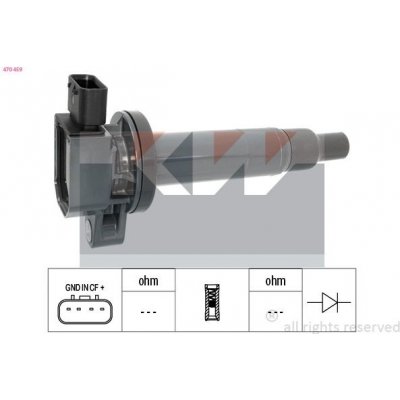 Zapalovací cívka KW 470 459 – Zboží Mobilmania