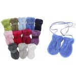 RDX Zimní rukavičky wellsoft pro novorozence se šňůrkou Středně modrá – Zboží Dáma