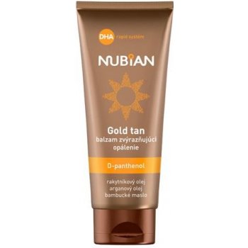 Nubian Gold tan balzám zvýrazňující opálení 200 g