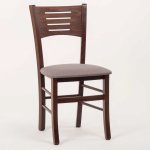 ITTC Stima Verona s čalouněným sedákem Tmavě Hnědá / Lux šedá 5 – Zboží Mobilmania