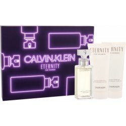 Calvin Klein Eternity pro ženy EDP 50 ml + tělové mléko 100 ml + sprchový gel 100 ml dárková sada