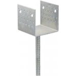 Kotevní patka U2 široká 141x120x4, 20x250mm galv. – Hledejceny.cz