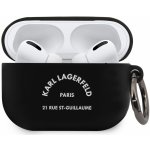 Karl Lagerfeld AirPods Pro cover Silicone RSG KLACAPSILRSGBK – Zboží Živě