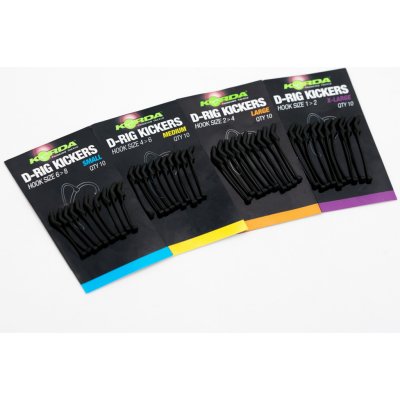Korda Rovnátka Kickers D Rig Green Medium 10 ks – Hledejceny.cz