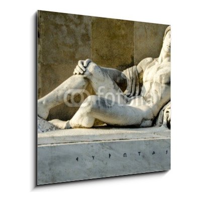 Obraz 1D - 50 x 50 cm - King Eurotas, from the monument of Leonidas, Thermopylae. King Eurotas, z památníku Leonidas, Thermopylae. – Zboží Mobilmania