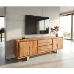 Delife Live Edge 200 cm 4 dvířka 2 přihrádky – Zboží Dáma