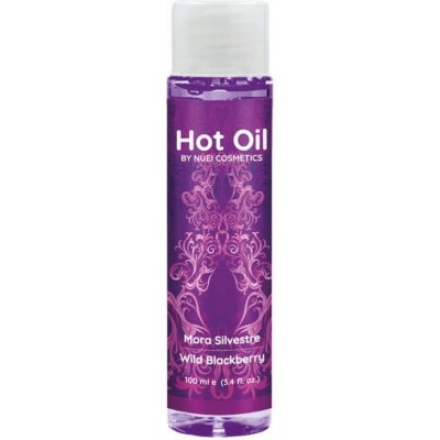 NUEI Hot Oil Wild Blackberry masážní olej 100 ml – Zboží Mobilmania