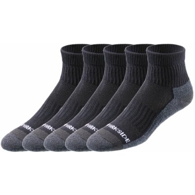 Parkside pánské pracovní ponožky 5 párů černá – Zboží Mobilmania