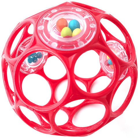 Bright Starts Míček OBALL RATTLE s chrastítkem 10 cm Tyrkysová od 184 Kč -  Heureka.cz