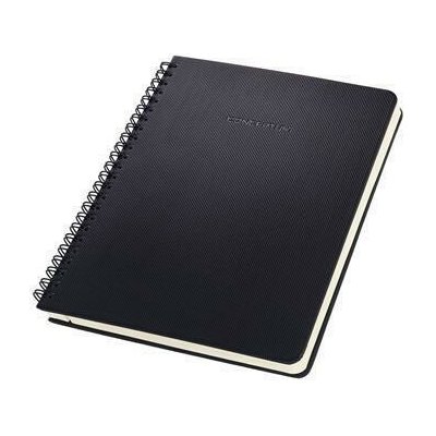 SIGEL Exkluzivní spirálový sešit Conceptum černá A5 linkovaný – Zboží Dáma